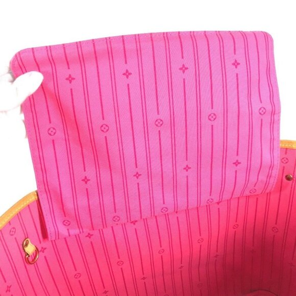 LOUIS VUITTON M48613 Monogram Rose Neverfull MM Shoulder Bag Tote Bag - Picture 12 of 14